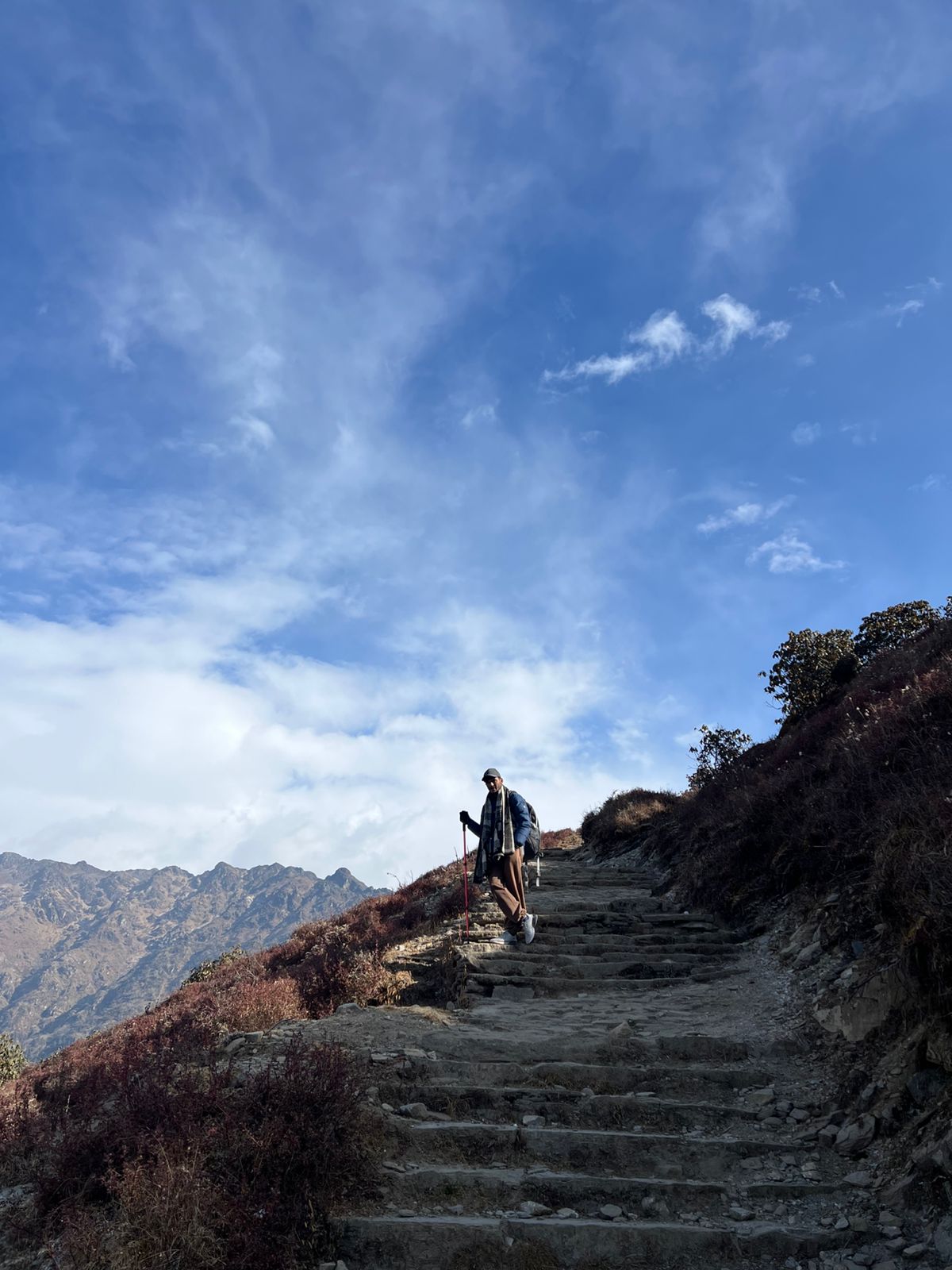 Vivaan Bhatt on Panch Pokhari Trek