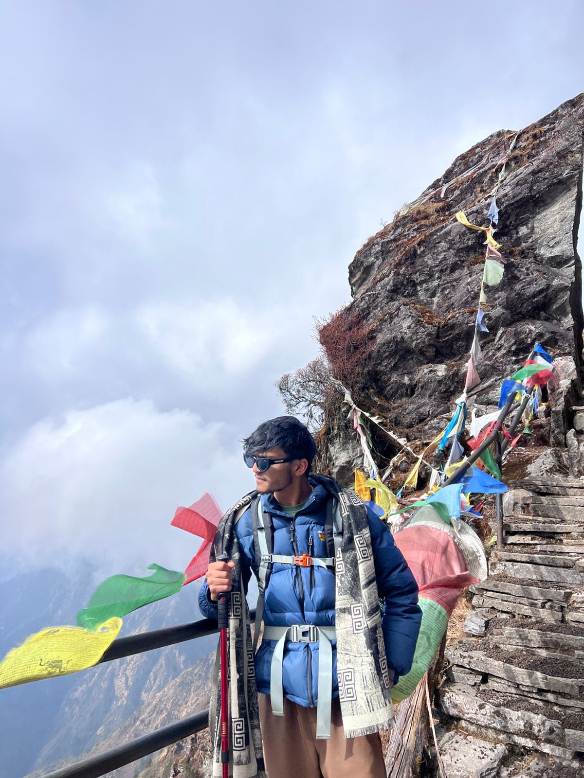 Vivaan Bhatt exploring Panch Pokhari Trek